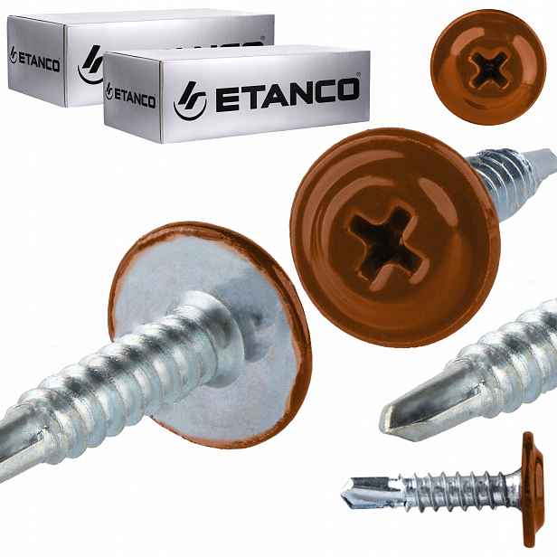 Samovrtné podložky 4,2 x 19 mm Ral 8004 500 ks Etanco Gm-b