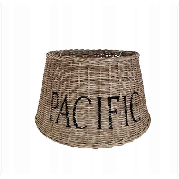Stínidlo Ratanové Pacific L Hampton Skandinávský styl Rattan pro lampu