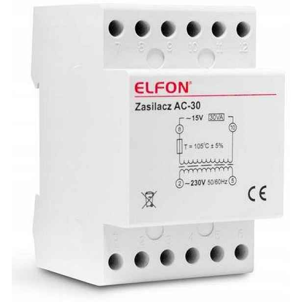 Napájecí Zdroj AC-30 15V 2A Elfon Optima