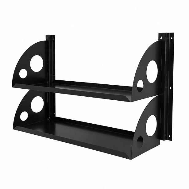 Modulární Regál Šatní Skříň Kovový 2 Police 60 CM
