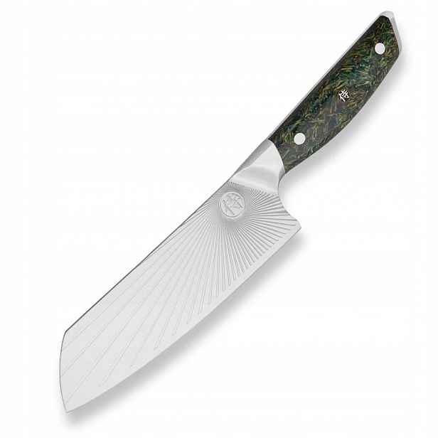 Kuchařský nůž Santoku 185 mm Dellinger Sandvik Green Northern Sun