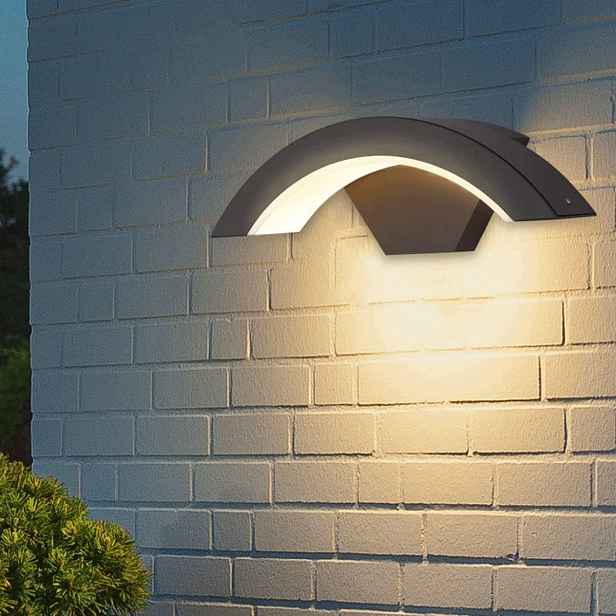 Venkovní Led nástěnné svítidlo zahradní lampa černá retro 3000K 24W IP54