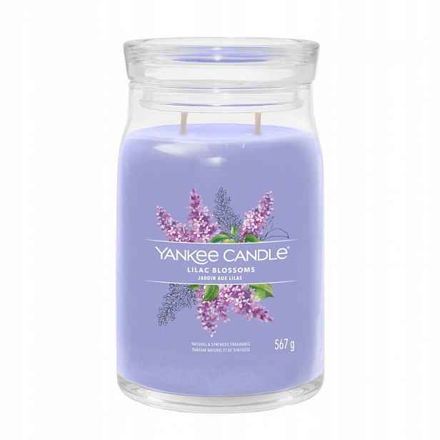 Yankee Candle Signature Lilac Blossoms velká vonná svíčka 567 g