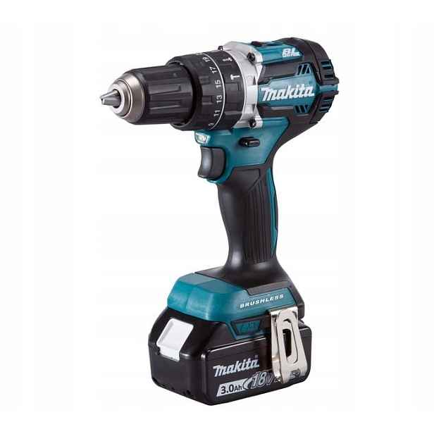 Makita Aku Šroubovák 18V DHP484RFJ 54/30Nm 2x3,0Ah Bl