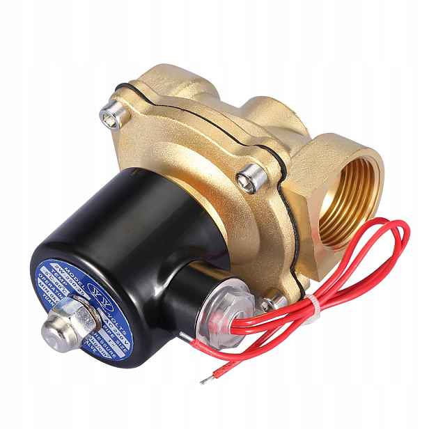 Mosazný Elektromagnetický Ventil 1" Ac 220V Nc Normálně Uzavřený
