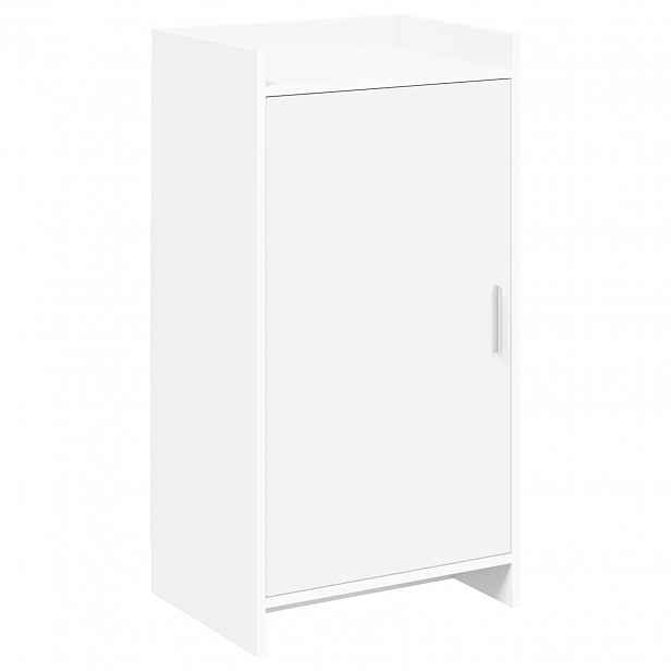 vidaXL Skříň na obuv s úložištěm Bílá 48 x 36 x 92 cm Kompozitní dřevo