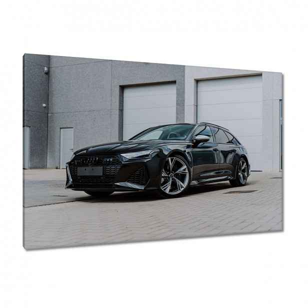 Obrazy 120x80 Černý automobil Audi