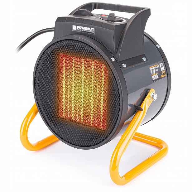 Elektrický Ohřívač 3,5 Kw S Termostatem, Ventilátor, Výkonný Ohřívač