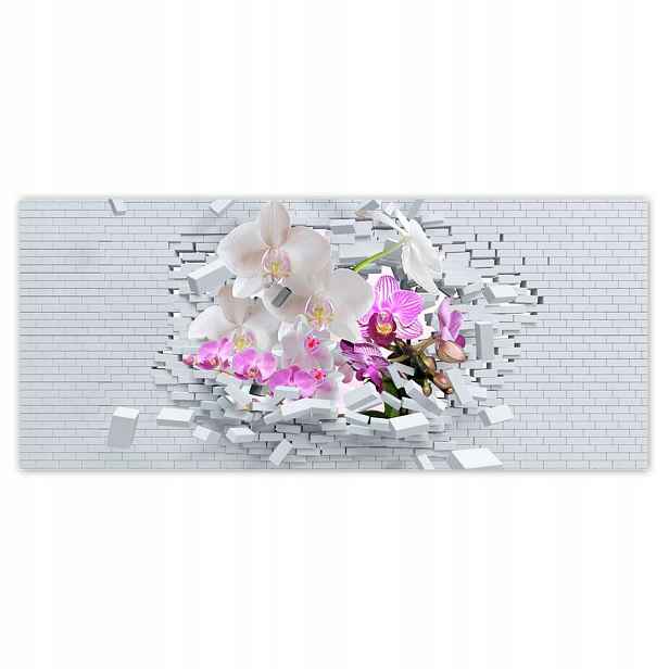 Fototapety 211x91 Orchidej ve zdivu