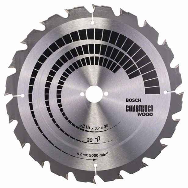Kotouč pilový Bosch Construct Wood 315×30×3,2 mm 20 z.