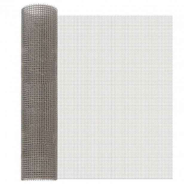 vidaXL Síťovina 60 x 200 cm 3 Mesh Nerezová ocel 201 Stříbrná