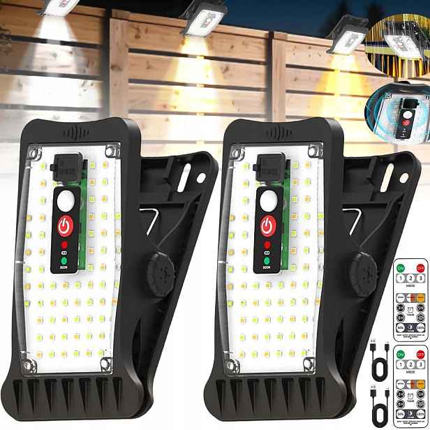 2X Led Pouliční Solární Lampa Zahradní S Venkovním Fasádním Senzorem, Výkonná