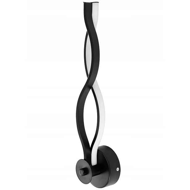 Nástěnná Lampa Led Černá, Černá, 13 W