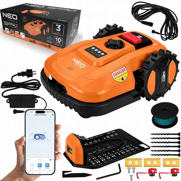 Neo Tools Energy+ Robotická Sekačka Na Trávu 04-621 Bez Akumulátoru
