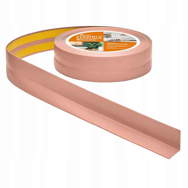 Dokončovací lišta samolepicí světle hnědá Pvc 20 m 30x30 mm
