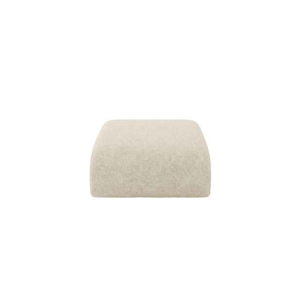 ALTDECOR MODULÁRNÍ TABURET MIRA-PUF 91x89x40 cm, krémový, velur