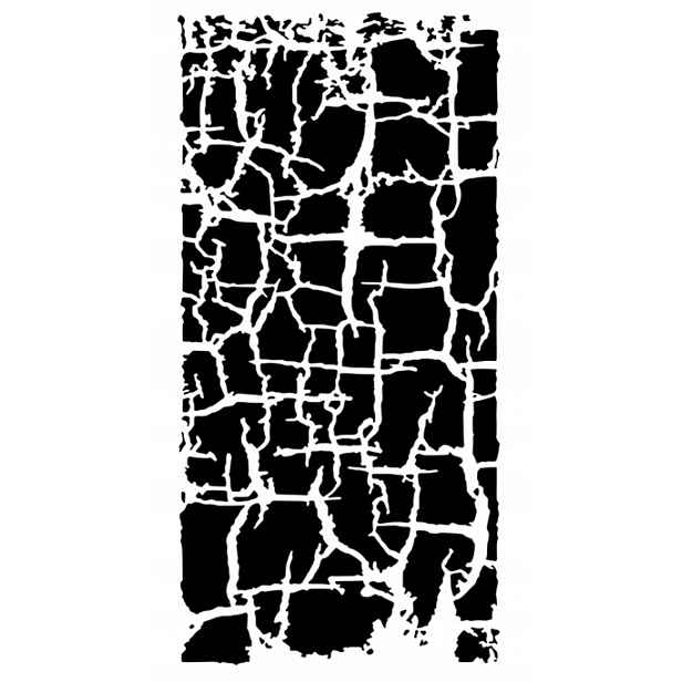 Omítací Malířská Šablona LuxBud 92x45 cm Vzor Panel 67 pro omítky
