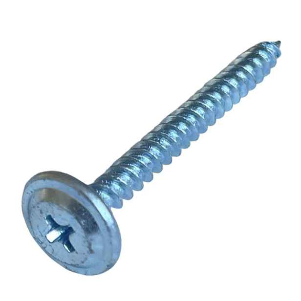 Vrut s rámovou hlavou a křížovou drážkou do plechu bílý pozink 4,2x50 - 250ks