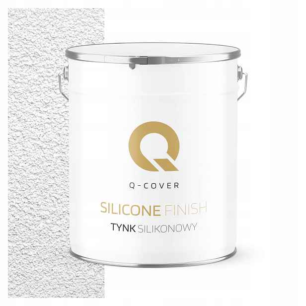 Silikonová Fasádní Omítka Bílá Teplá F101 7 Kg Beránek Granulace 1.0 mm