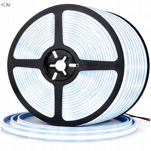 Led pásek 24V Cob 50 m 480 diod 9W/m 990lm/m 6000K Profesionální Premium
