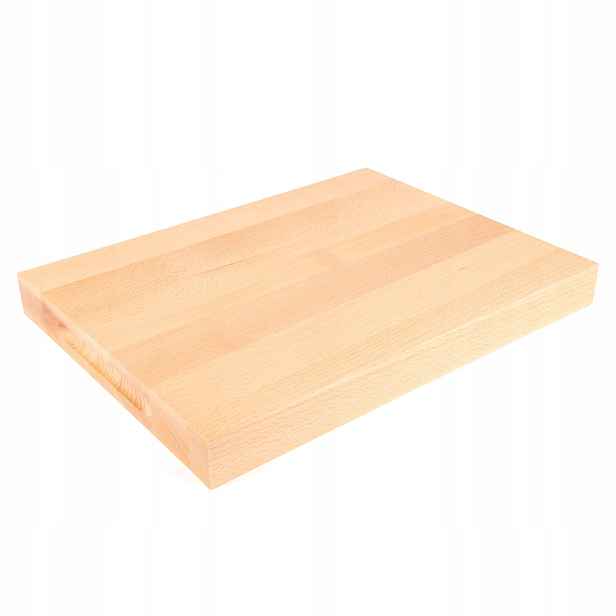 Buková deska dřevěný blok na krájení řeznický blok 40x30x4 Pk