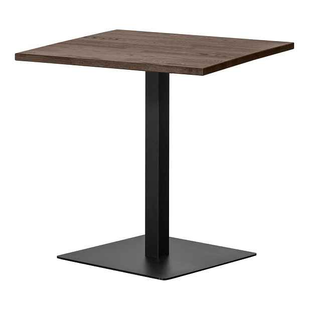 Jídelní stůl s deskou z dubového dřeva 80x80 cm Tablo – WOOOD