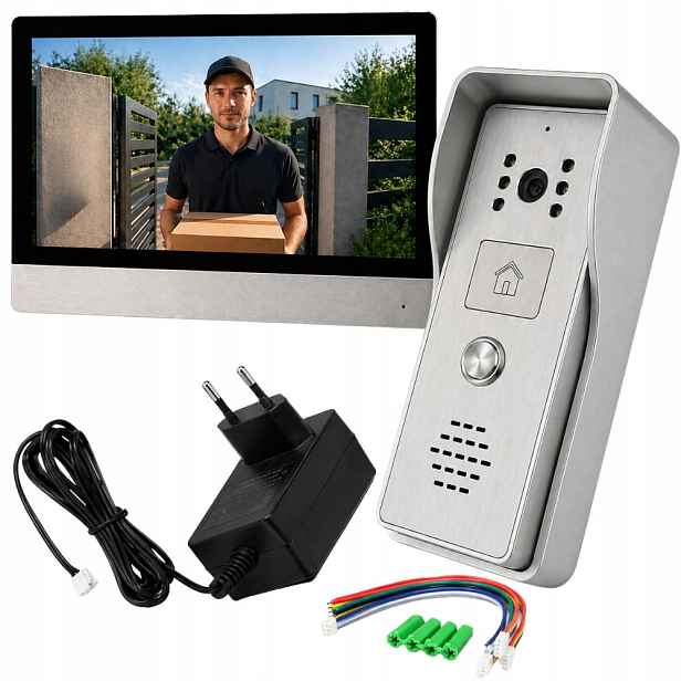 Videodomofon Video Domofon Do Brány Menu Pl LCD Furtka Wifi Noční Ir