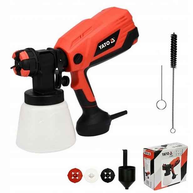 Yato Elektrická Malířská Pistole 1L 600W 3 Vyměnitelné Trysky YT-82553