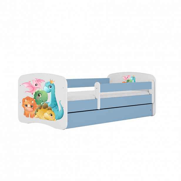 RAUMHIRSCH FURNITURE DĚTSKÁ POSTEL Dino se zásuvkou 140/70 80/61/144