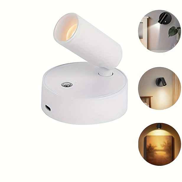 TEMU LED multifunkční reflektor, nastavitelné režimy teplé bílé/studené bílé/neutrální bílé světla a jas, ideální pro osvětlení rostlin a uměleckých