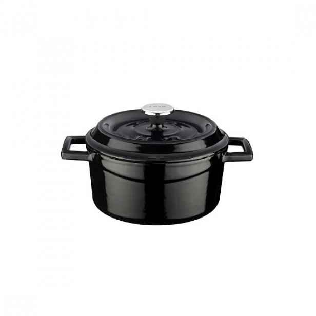Mini kastrůlek, litina, 12cm/0,53L, "Trendy", černá- LAVA