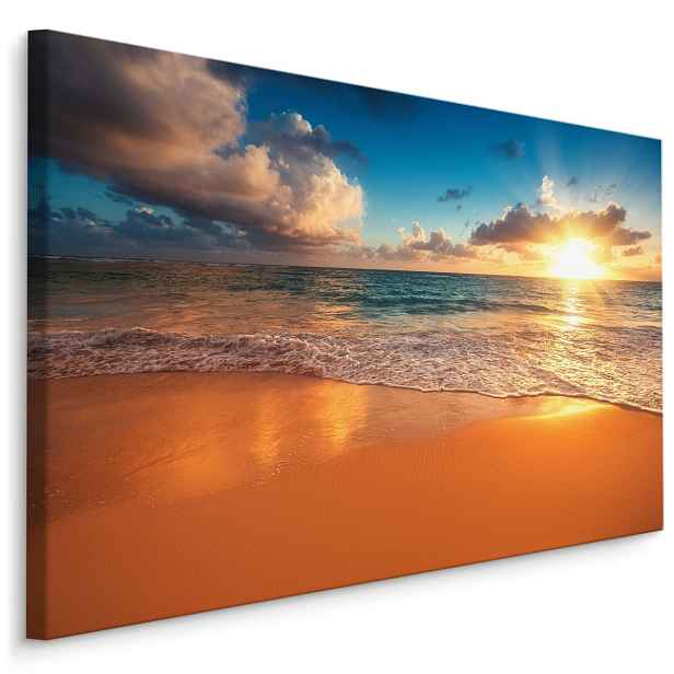 Plátno Západ Slunce Na Pláži II. Varianta: 40x30