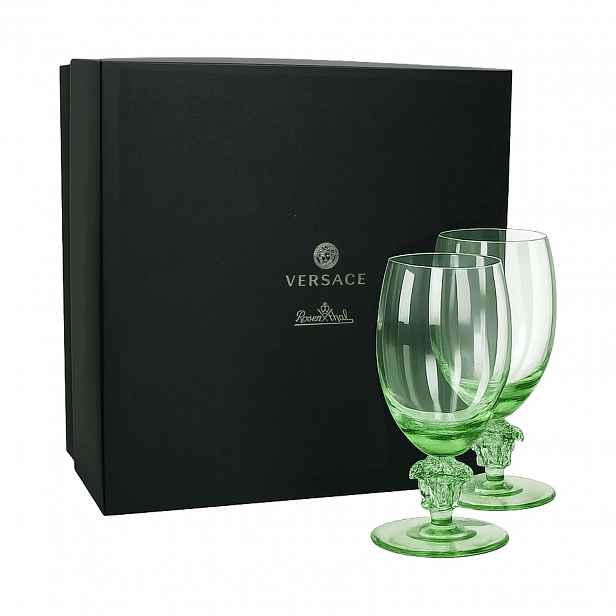 Rosenthal Versace Lumiere Mint Sada 2 sklenic na víno