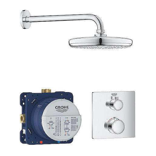 Sprchový systém Grohe Grohtherm včetně podomítkového tělesa chrom 34728000