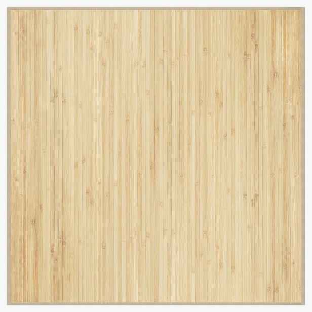 vidaXL Koberec čtvercový světle přírodní 100 x 100 cm bambus