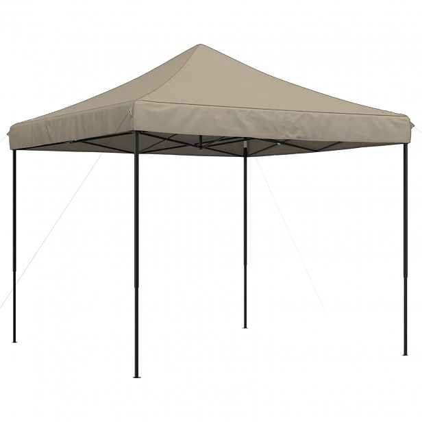 vidaXL Party Stan 292 x 292 x 315 cm Taupe Oxford látka