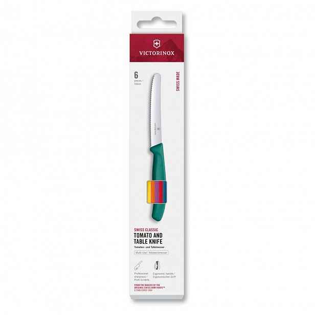 Sada 6 nožů Victorinox Swiss Classic na rajčata 11 cm 6.7836.6C1