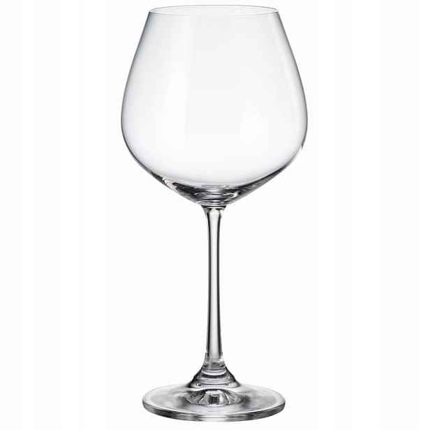 Skleničky na červené víno, skleničky na vodu Bohemia 640 ml 6 ks