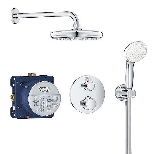 Sprchový systém Grohe Grohtherm včetně podomítkového tělesa chrom 34727000