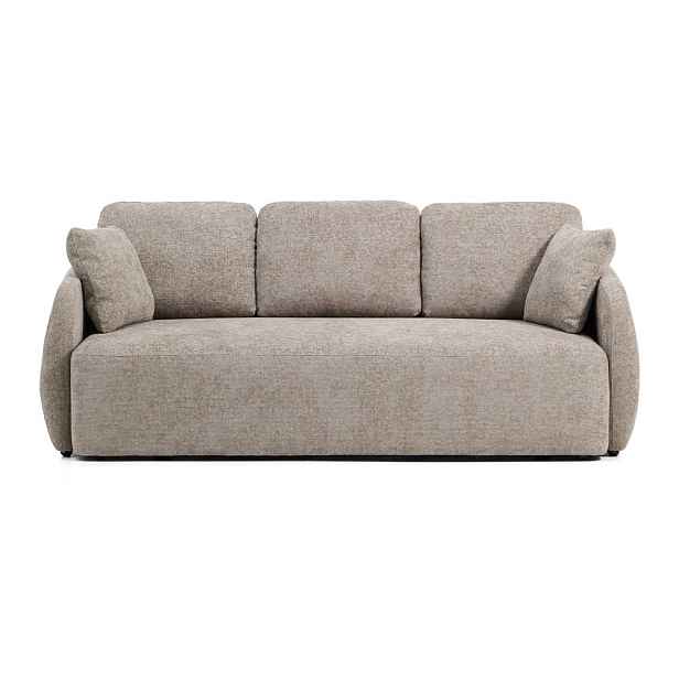 Taupe žinylková rozkládací pohovka 218 cm Laira – Kave Home