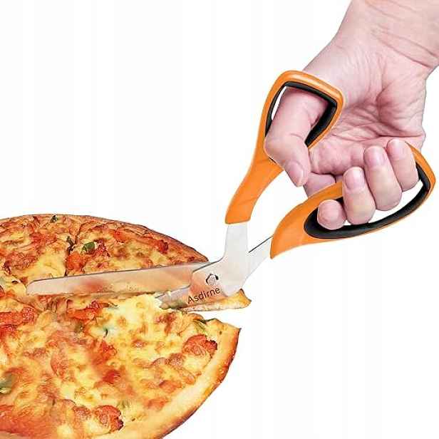 Víceúčelové ostré kuchyňské nůžky nůž na krájení pizzy 27 cm
