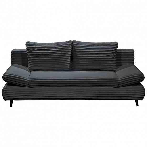 MID.YOU ROZKLÁDACÍ POHOVKA, textil, černá