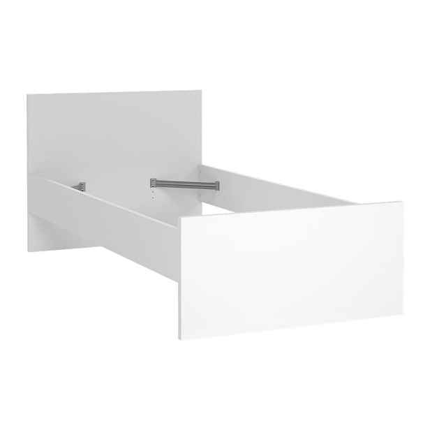 Bílá jednolůžková postel 90x190 cm Naia – Tvilum