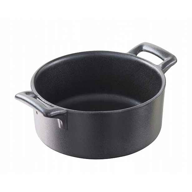 Revol Belle Cuisine Noir kulatá hluboká nádoba Cast iron style