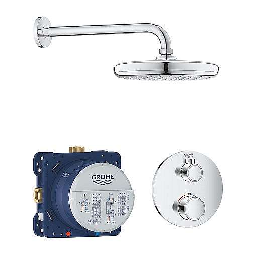 Sprchový systém Grohe Grohtherm včetně podomítkového tělesa chrom 34726000