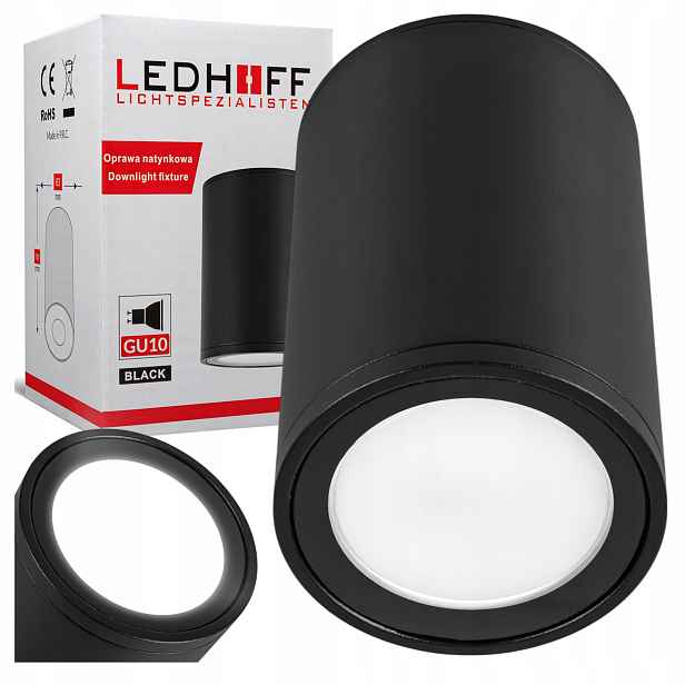 Led nástěnné svítidlo GU10 Tuba Stropní svítidlo do koupelny Voděodolná 3ks