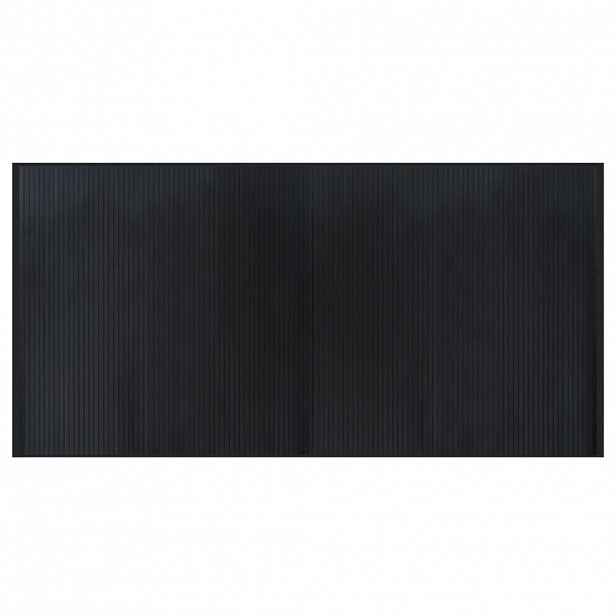 vidaXL Koberec obdélníkový černý 100 x 200 cm bambus