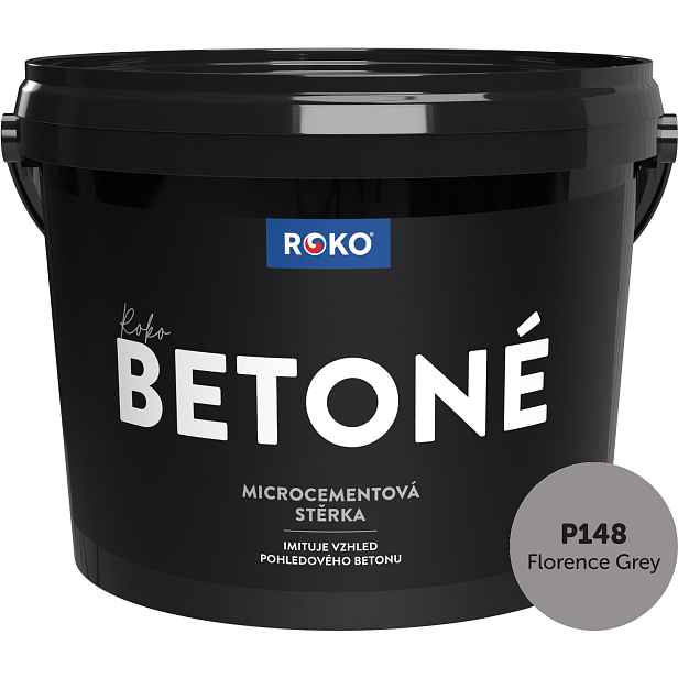 Stěrka dekorativní Roko Betoné P148 Florence Grey 14 kg