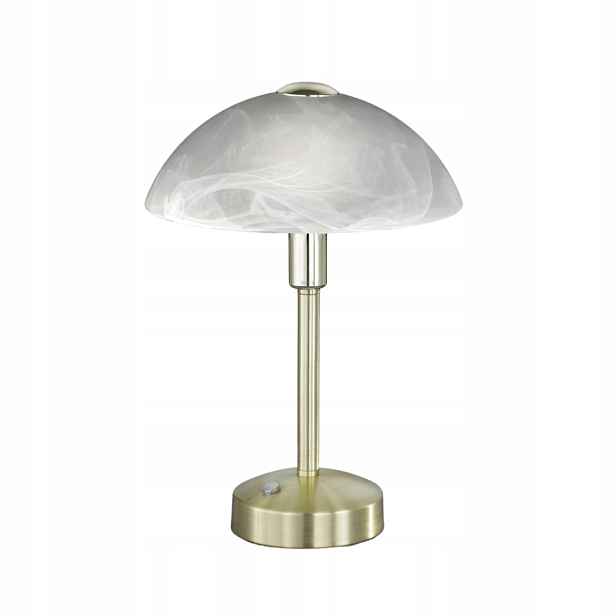 elegantní zlatá stolní lampa Trio