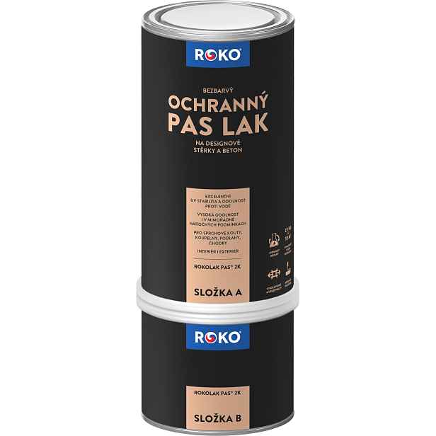 Lak ochranný ROKOLAK PAS 2K lesklý 1,5 kg